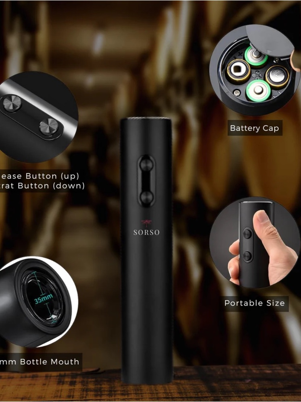 Sorso Electric Wine Opener